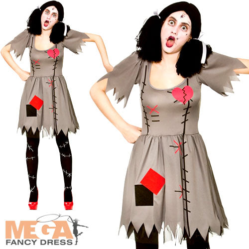 Ladies Voodoo Doll Halloween Costume