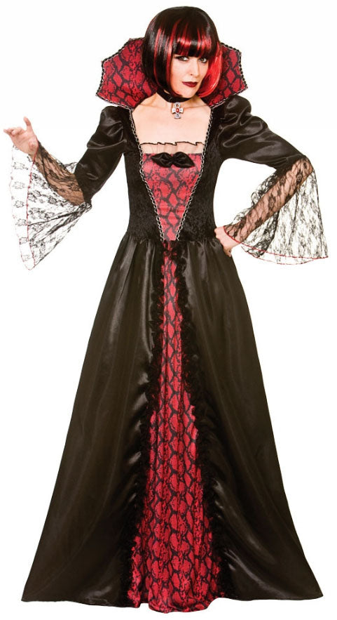 Ladies Gothic Halloween Vampire Costume