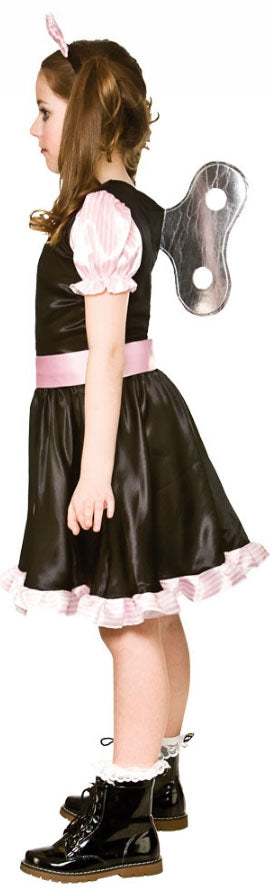 Girls Wind Up Doll Halloween Cursed Living Dolly Costume