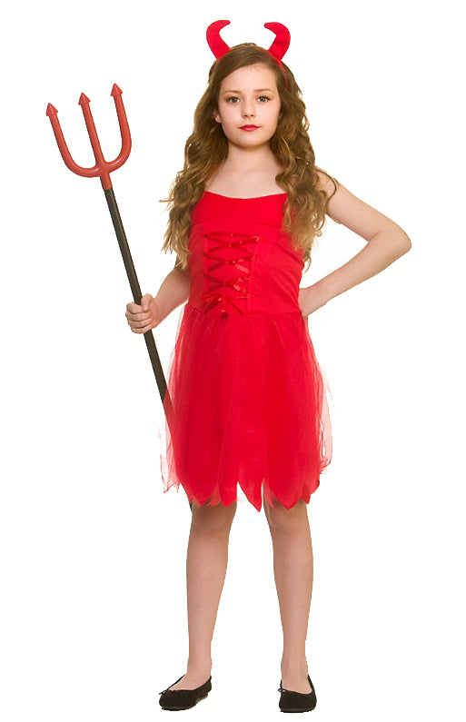 Girls Little Devil Halloween Costume