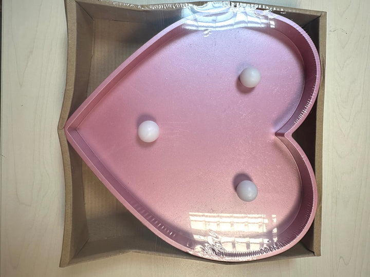 LED Light Up Letters - Pink Decorative Accessory