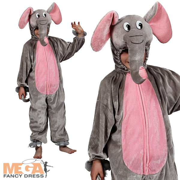 Kids Elephant Zoo Jungle Animal Costume