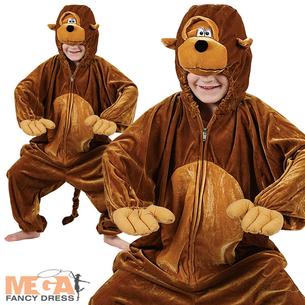 Kids Monkey Zoo Jungle Animal Costume