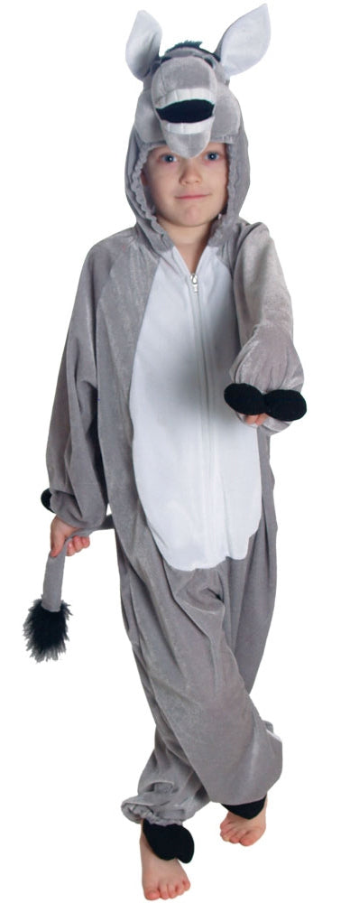 Kids Grey Donkey Christmas Animal Nativity Costume