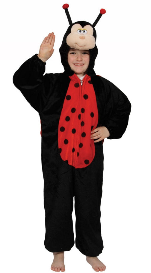 Kids Ladybug Insect Fancy Dress Boys Girls Costume