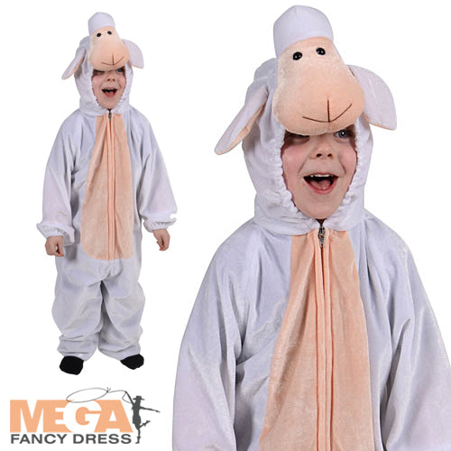 Kids Lamb Sheep Farm Animal Nativity Christmas Book Week Costume