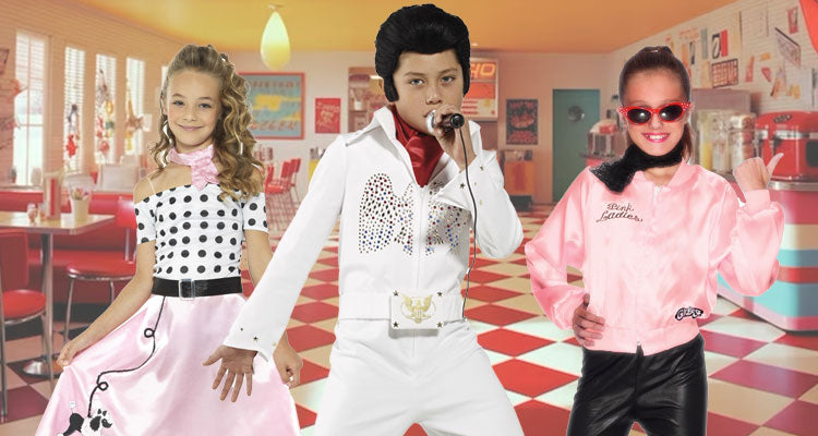 Shop Kid's 1950s Costumes | Elvis & Grease Costumes | Mega Fancy Dress Mega Fancy Dress UK Shop Kid's 1950s Costumes | Elvis & Grease Costumes | Mega Fancy Dress Mega Fancy Dress UK