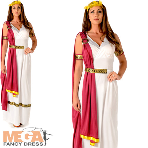 Ladies Roman Empress Fancy Dress Costume