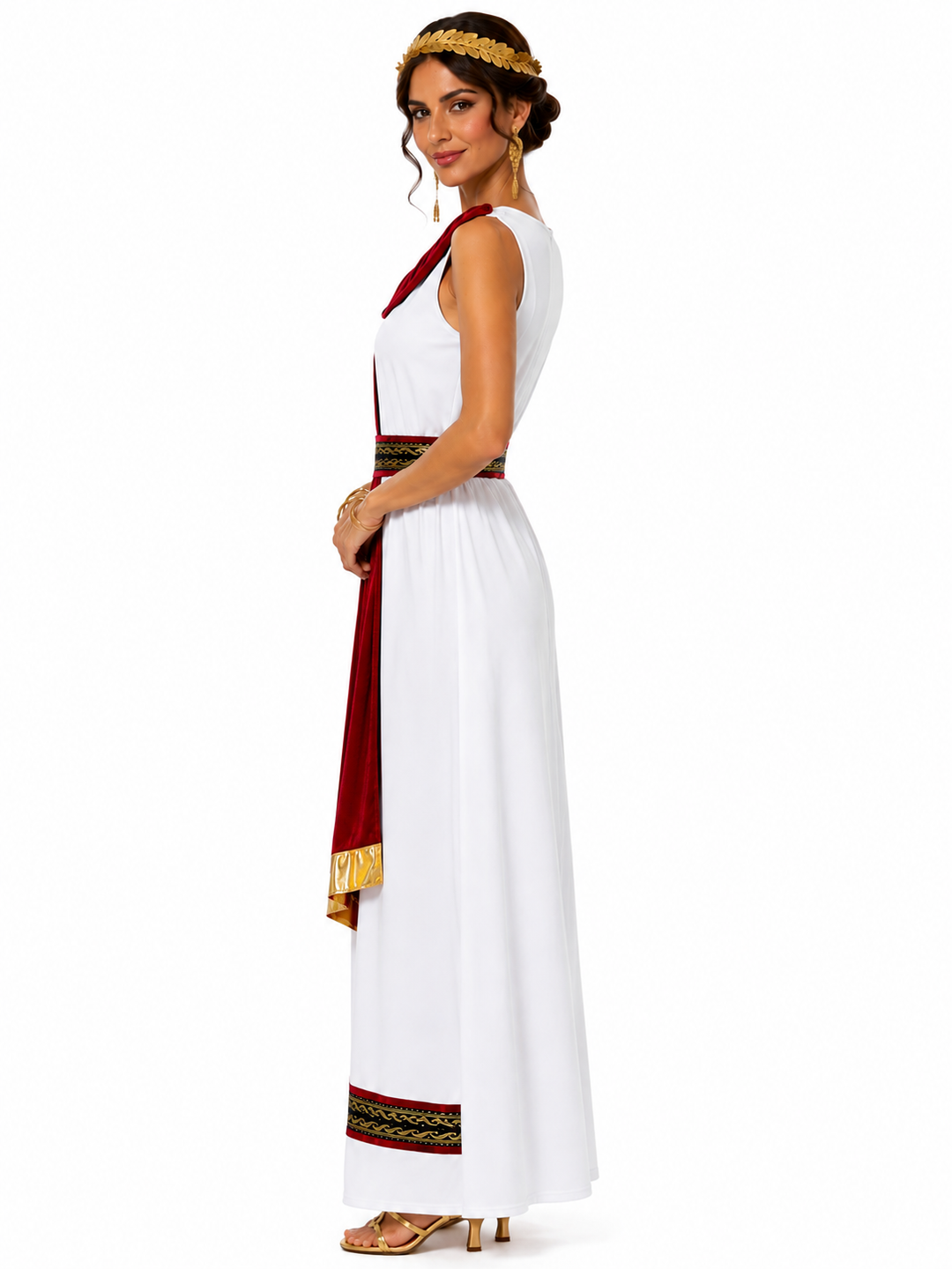 Ladies Roman Empress Fancy Dress Costume