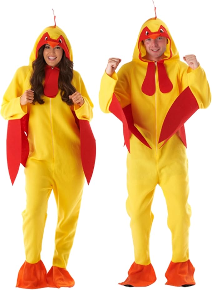 Adults Chicken Funny Halloween Unisex Costume for Men and Women