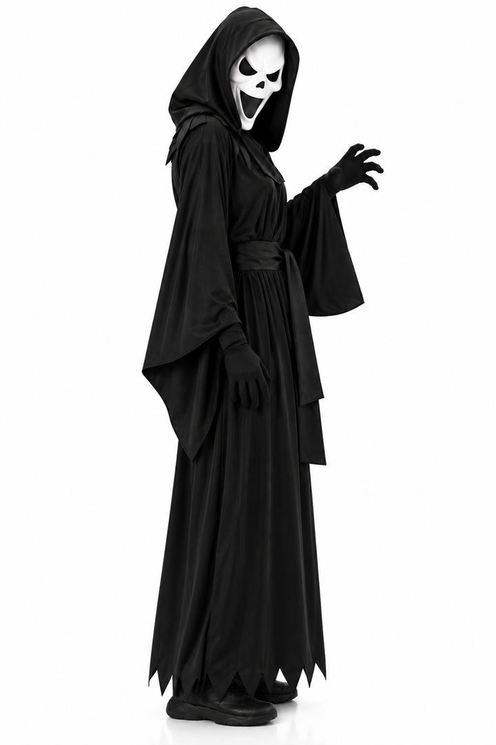 Mens Howling Reaper Halloween Fancy Dress Costume