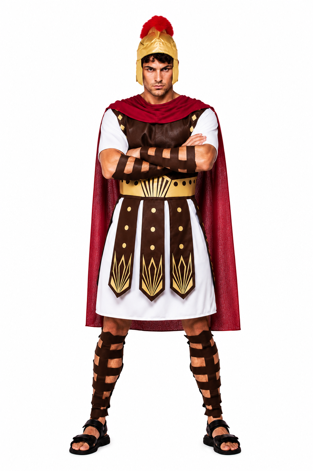 Mens Roman Centurion Gladiator Fancy Dress Costume