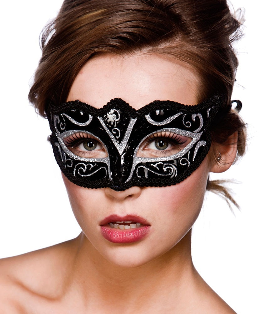 Ladies Verona Eyemask Masquerade Ball Costume Accessory