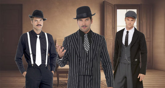 Shop Men's 1920's & Gangster Costumes | Mega Fancy Dress – Mega Fancy ...