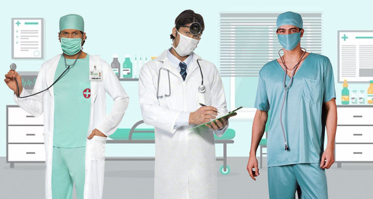 Medical Kids Fancy Dress Doctor Uniform Occupations Boys Girls Childrens  Costume | eBay