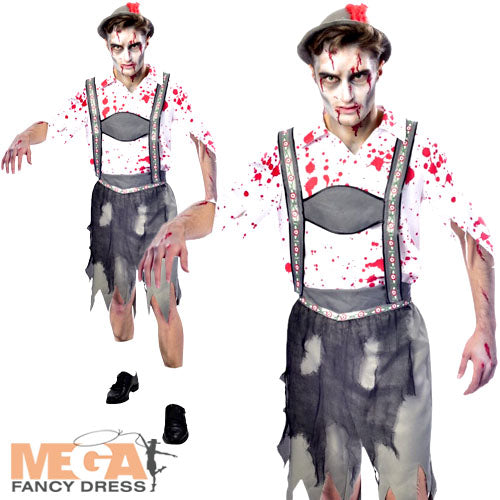 Oktoberfest Zombie Mens Costume