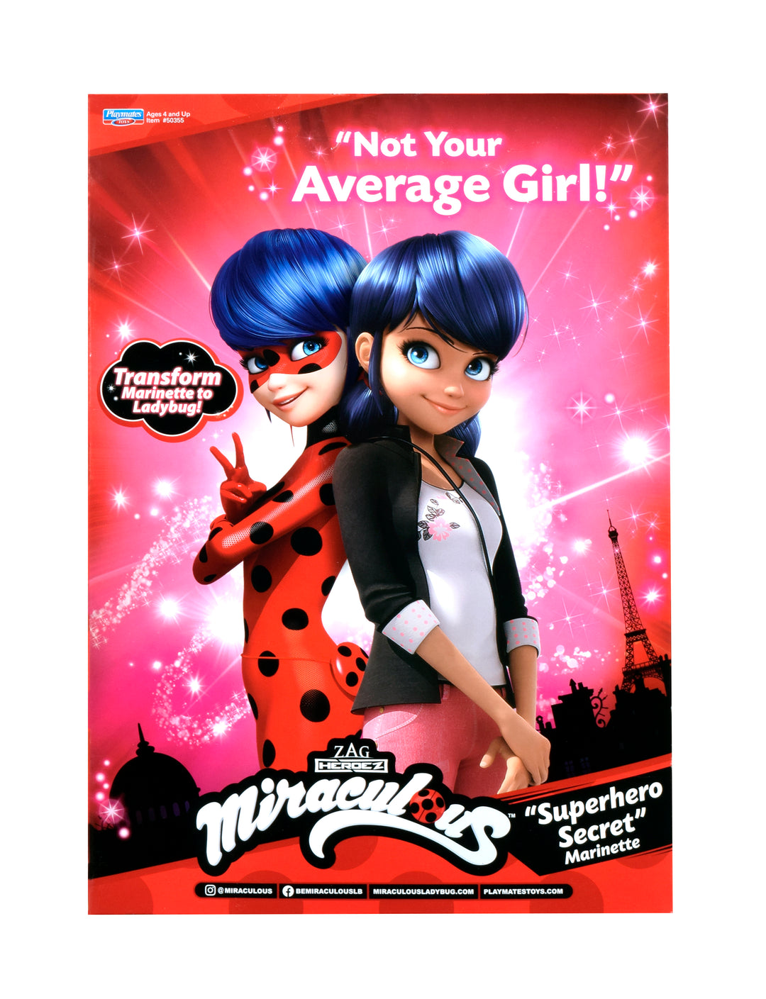 Miraculous Superhero Secret Fashion Doll