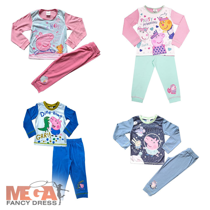 Official Peppa Pig Kids Character Pyjamas