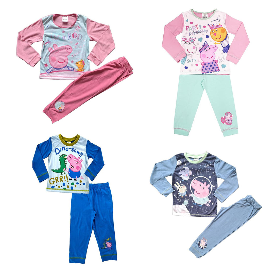 Official Peppa Pig Kids Character Pyjamas
