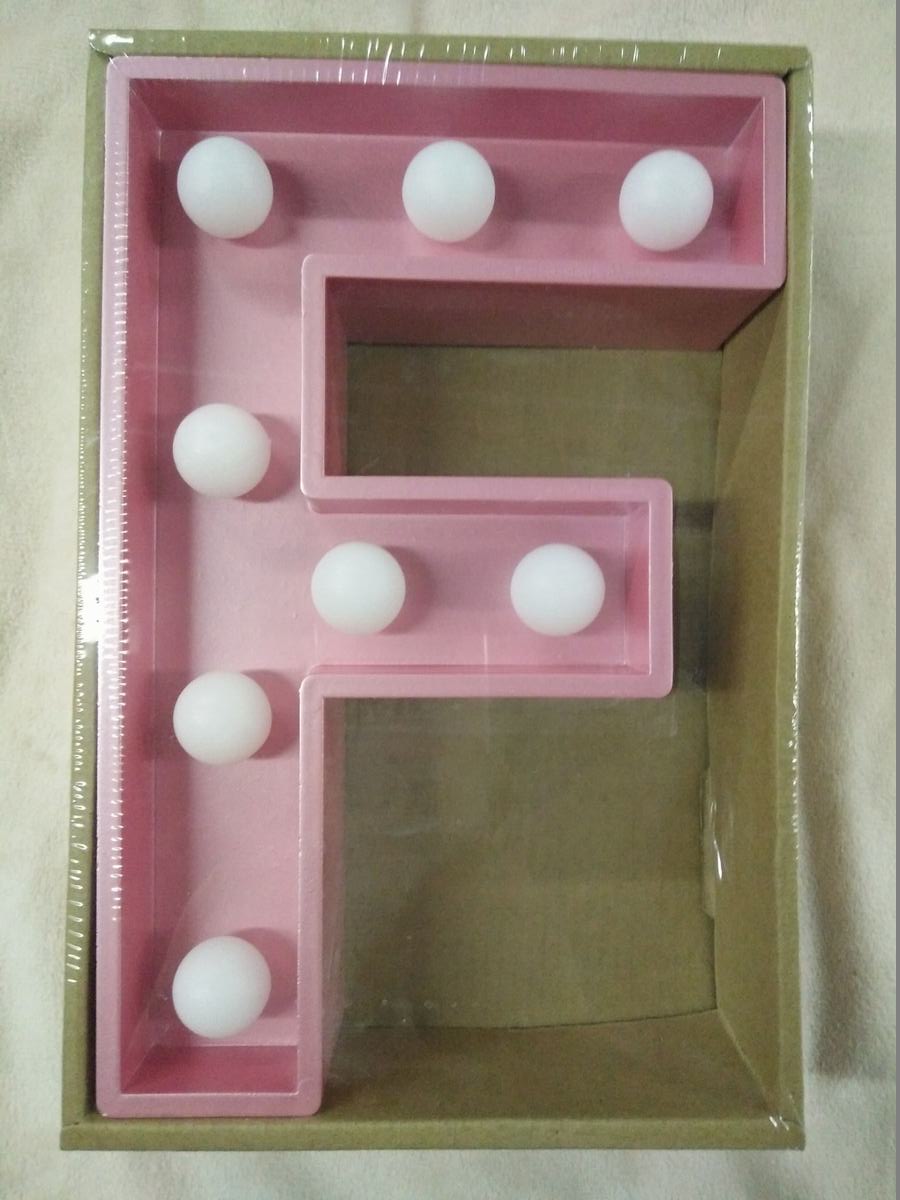 LED Light Up Letters - Pink Decorative Accessory