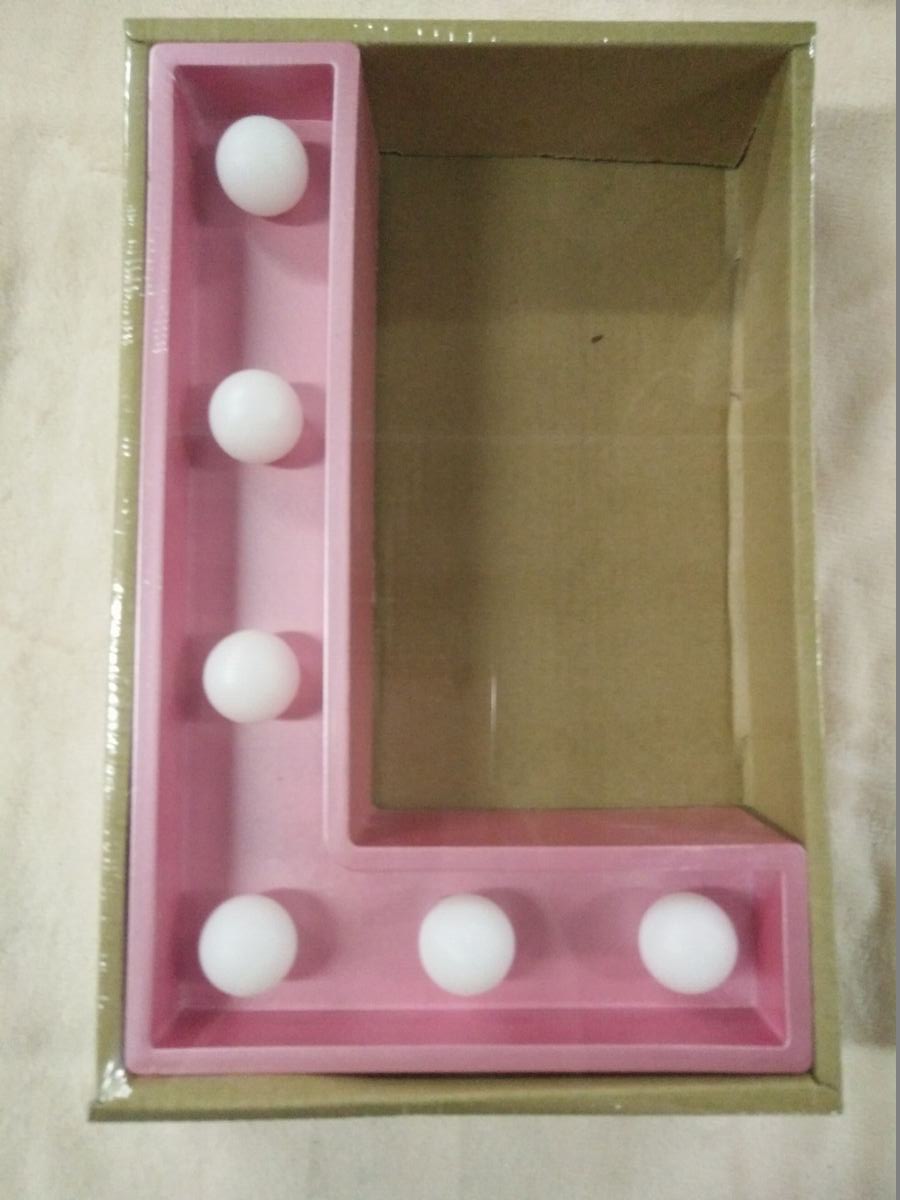 LED Light Up Letters - Pink Decorative Accessory