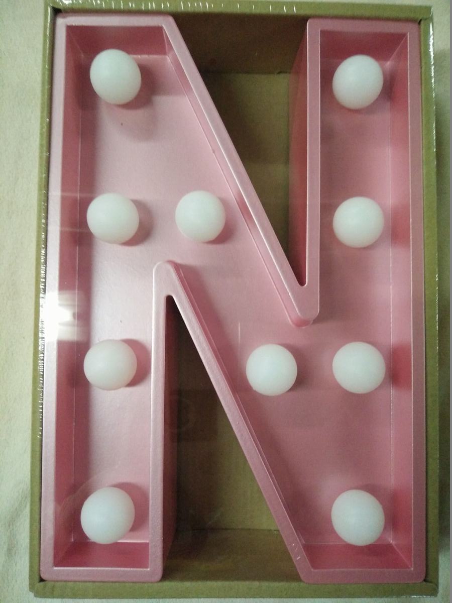 LED Light Up Letters - Pink Decorative Accessory