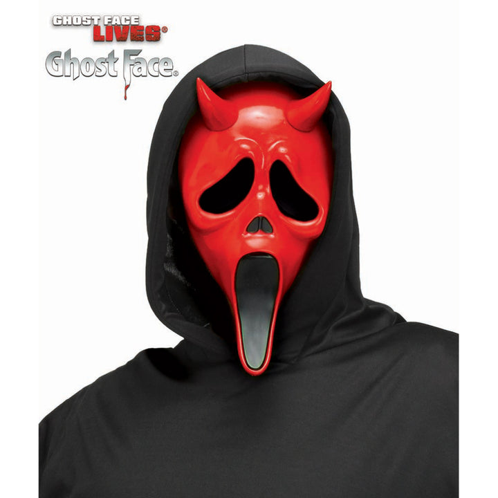 Licensed Scream Devil Mask Adults Halloween Accessory