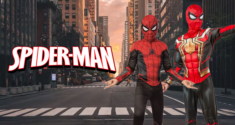 NEW!! Spiderman Kids Costume, Superhero Halloween - SIZE XL Cosplay Dress-up  | eBay