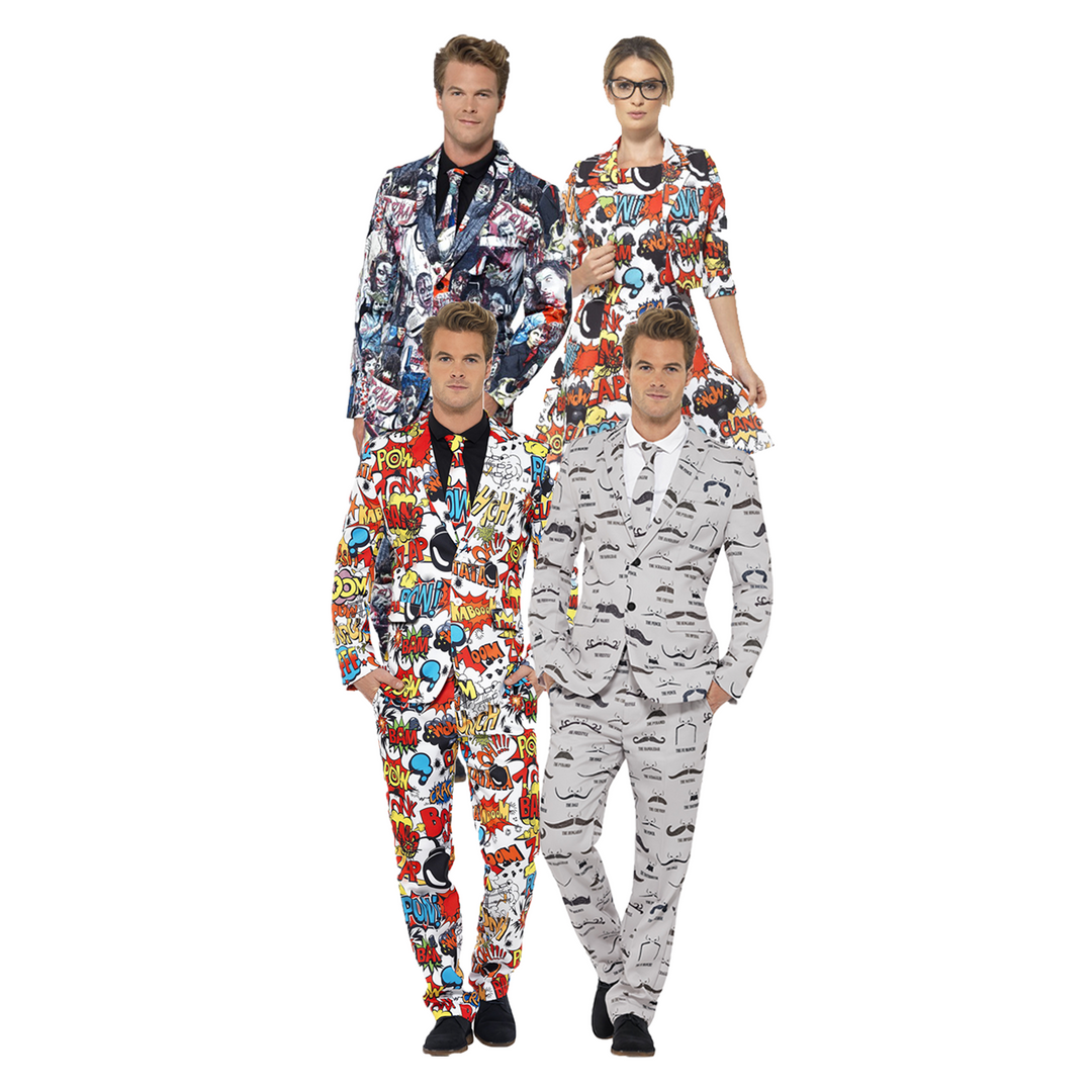 Mens Stand Out Suits Group Fancy Dress Costumes