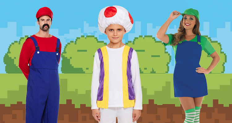 Shop Super Mario Costumes | Mega Fancy Dress Mega Fancy Dress UK Shop Super Mario Costumes | Mega Fancy Dress Mega Fancy Dress UK