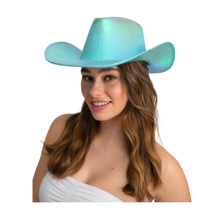 Turquoise Iridescent Cowboy H