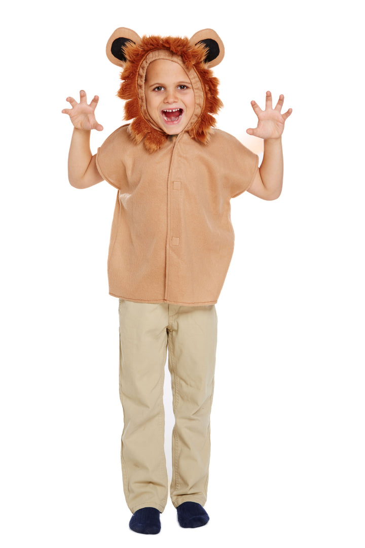 Kids Lion Wild Jungle Zoo Animal Book Day Fancy Dress