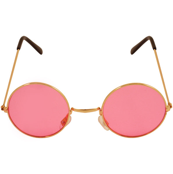 Glasses with Pink Lenses