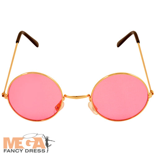 Glasses with Pink Lenses