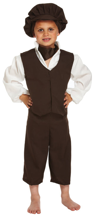 Boys Victorian Boy Historical Era Fancy Dress Costume