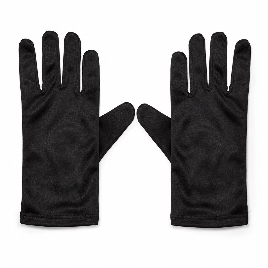 Kids Black Gloves