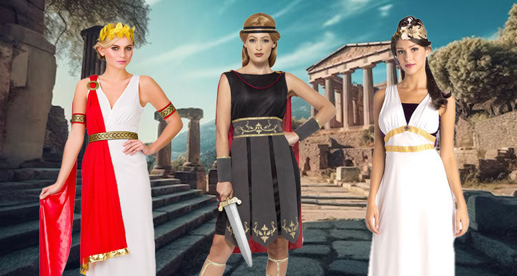 Roman goddess dress store up