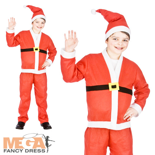 Boys Santa Claus Christmas Costume