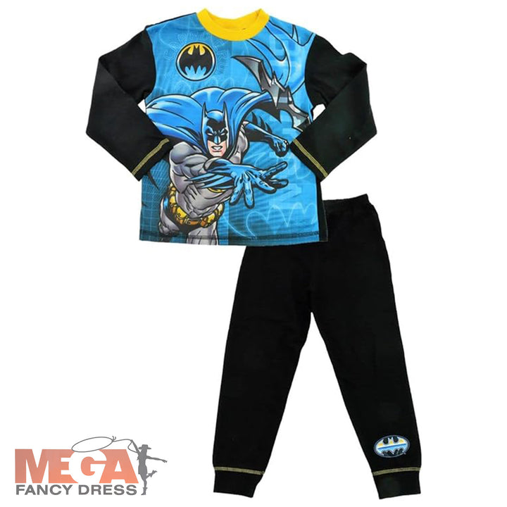 Official Boys Blue Batman Pyjamas
