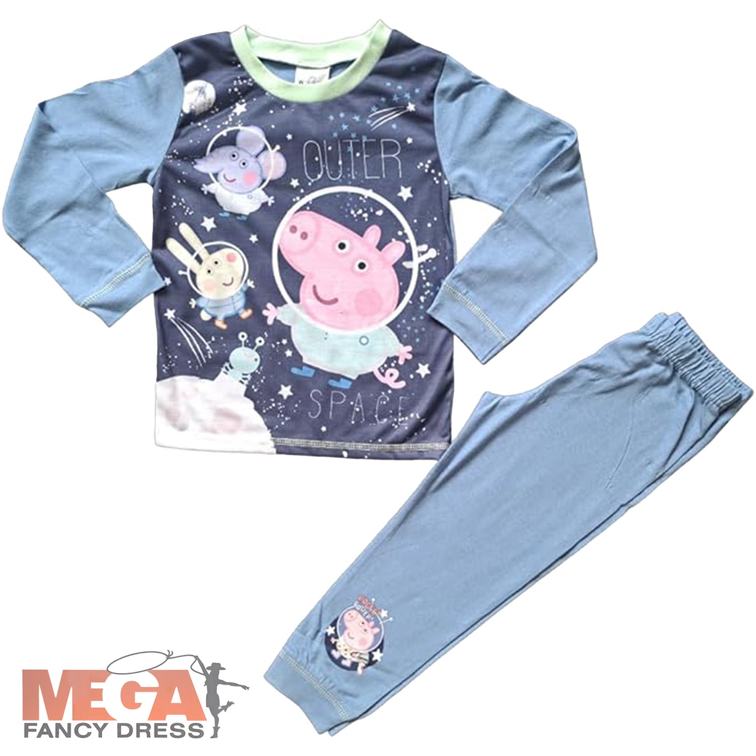 Official Boys Peppa Pig George Pyjamas – Mega Fancy Dress UK