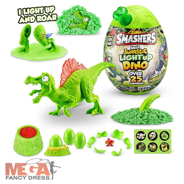 Smashers Mega Jurassic Light Up Dino Egg