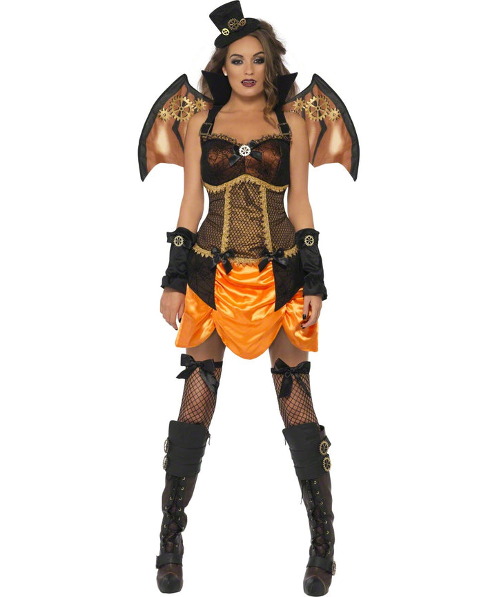 Steam Punk Victorian Sexy Bat Women's Halloween Costume