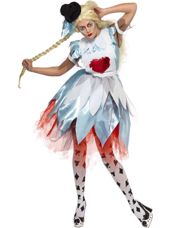 Ladies Alice in Blunderland Fairytale Wonderland Halloween Costume