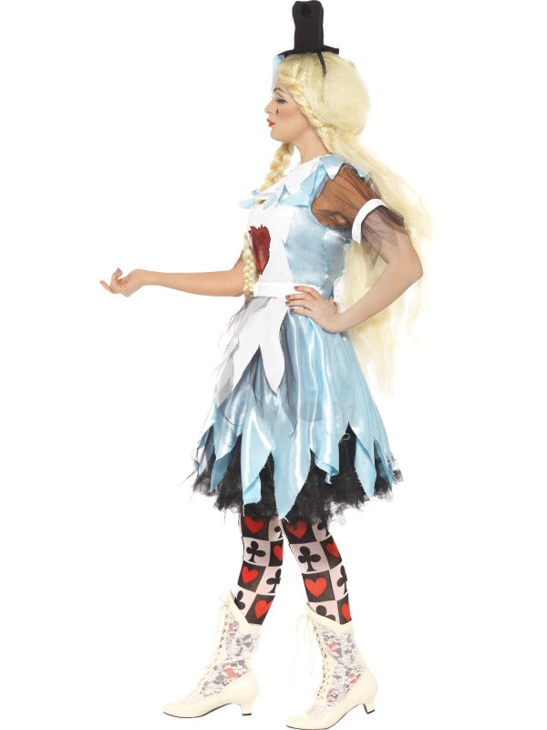 Ladies Alice in Blunderland Fairytale Wonderland Halloween Costume