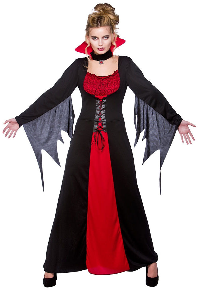 Ladies Vampiress Halloween Vampire Costume