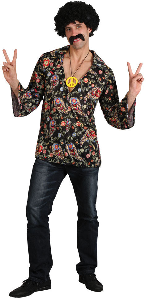 Men's Hippie Retro Fancy Dress Hippy Costume