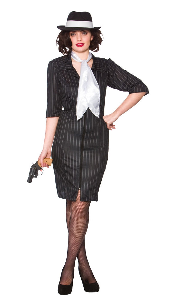 Ladies Gangster Gal Mafia Moll 1920s Costume