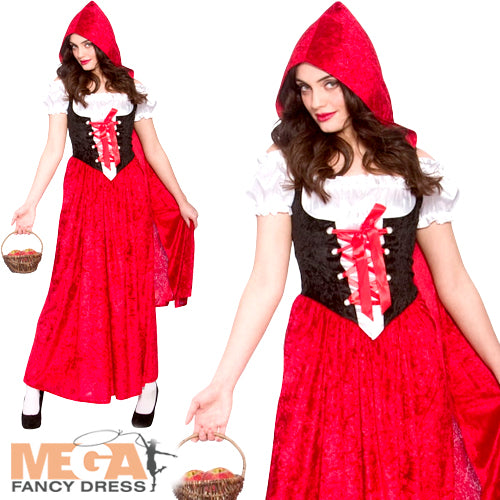 Deluxe Little Red Riding Hood Fairytale Ladies Costume