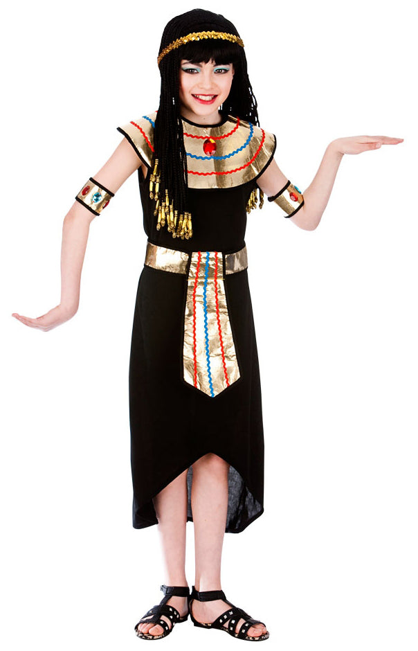 Girls Ancient Egypt Cleopatra Fancy Dress Costume