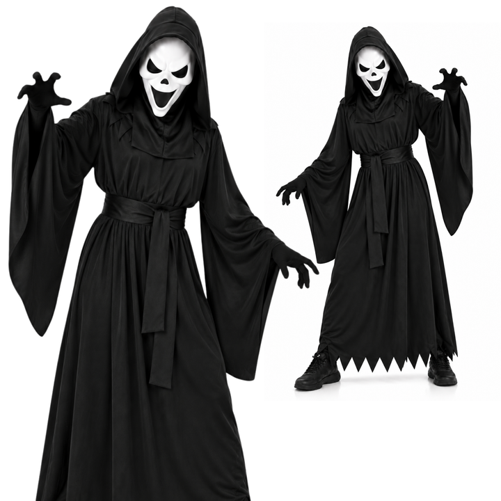 Mens Howling Reaper Halloween Fancy Dress Costume